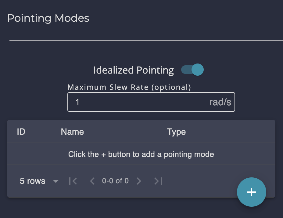 4b and 4c. Turn on idealized pointing and add a slew rate